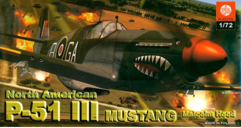 MODEL samolotu MUSTANG P-51 III Zestaw: farby, lakier, klej, pędzle MODEL samolotu MUSTANG P-51 III Zestaw: farby, lakier, klej, pędzle