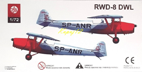 Model samolotu RWD-8 DWL Zestaw: podkład, farby, lakier, wash Model samolotu RWD-8 DWL Zestaw: podkład, farby, lakier, wash