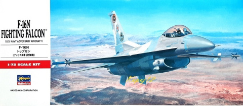Model samolotu do sklejania F-16N FIGHTING FALCON TOPGUN 1:72 farby