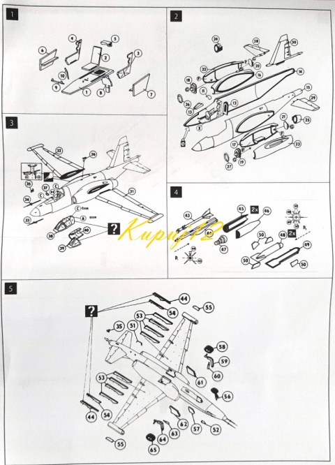 Model samolotu Suchoj Su-25K + farba podkładowa, wash, farby, lakier bezbarwny
