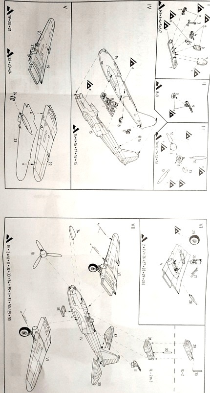 Model samolotu Iljuszyn Ił-2 Zestaw: podkład, farby, lakier, klej, pędzelki