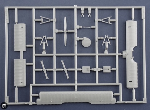 Model samolotu do sklejania Fokker Dr.1 z okresu I Wojny Światowej
