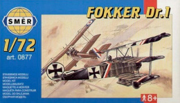 MODEL plastikowego samolotu do sklejania Fokker Dr.1 Smer Skala 1:72