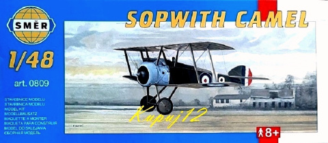 Plastikowy Model Samolotu SOPWITH F1 CAMEL +podkład, farby, wash, lakier