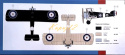 Plastikowy Model Samolotu SOPWITH F1 CAMEL +podkład, farby, wash, lakier