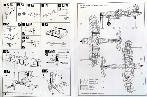 MODEL do sklejania F4U-1 Corsair, samolot lotnictwa marynarki wojennej USA, klej, pędzelki, podkład, farby..... ZESTAW STARTOWY MODEL do sklejania F4U-1 Corsair, samolot lotnictwa marynarki wojennej USA, klej, pędzelki, podkład, farby..... ZESTAW STARTOWY