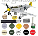 MODEL plastikowy do sklejania P-51B MUSTANG Plastyk Skala 1:72