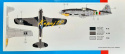 Plastikowy Model samolotu Fiat G.55 + podkład, farbki, lakier, wash, klej, pędzelki, papier ścierny, taśma do maskowania