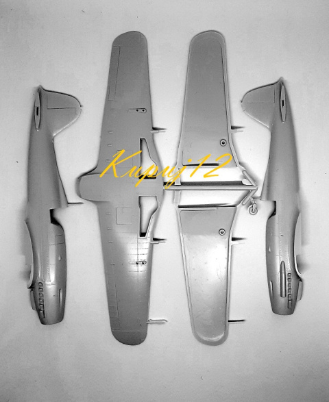 Plastikowy Model samolotu Fiat G.55 + podkład, farbki, lakier, wash, klej, pędzelki, papier ścierny, taśma do maskowania Plastikowy Model samolotu Fiat G.55 + podkład, farbki, lakier, wash, klej, pędzelki, papier ścierny, taśma do maskowania