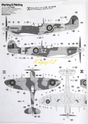 MODEL plastikowego samolotu do sklejania Spitfire Mk.IXc Polski 316 Dywizjon Warszawski + mata, lakier, farby, klej, pędzle