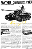 MODEL czołg do sklejania Pantera Panzer PANTHER A + farby akrylowe do plastikowych modeli, podkład do plastiku, wash, lakier..