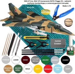 PLASTIKOWY MODEL samolot do sklejania MiG-27 FLOGGER D Academy Skala 1:72