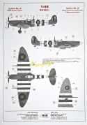 MODEL samolot Spitfire Mk.IX personelem 1:48 , klej, zestaw farba akrylowa modelarska, podkład do modeli, lakier, pędzelki....