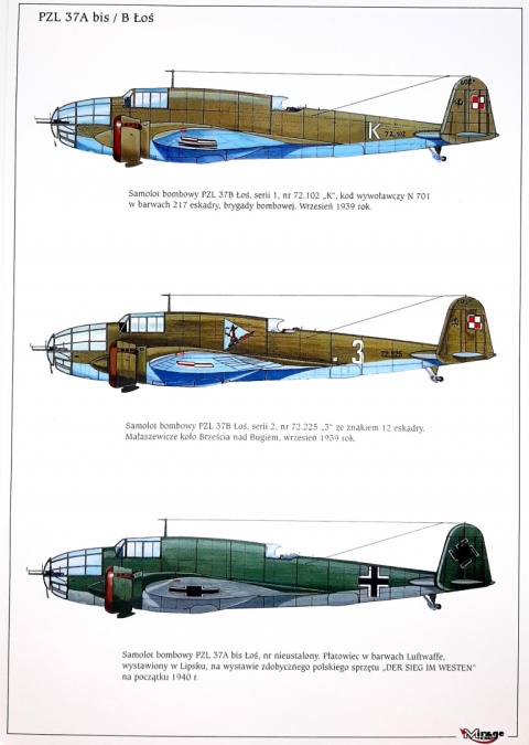 SUPER dokładny plastikowy model polskiego samolotu PZL 37B ŁOŚ Mirage Skala 1:48 SUPER dokładny plastikowy model polskiego samolotu PZL 37B ŁOŚ Mirage Skala 1:48