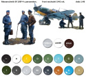 MODEL samolotu Messerschmitt Bf 109F-4 z personelem ICM Skala 1:48
