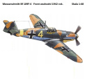 MODEL samolotu Messerschmitt Bf 109F-4 z personelem ICM Skala 1:48