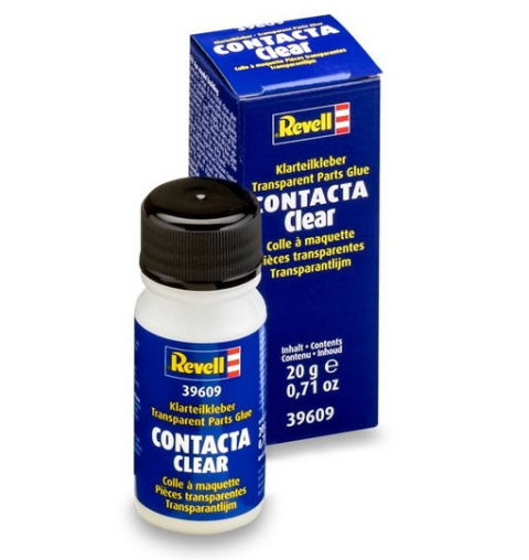 Klej modelarski do przeźroczystych elementów plastikowych Revell Contakta Clear 20 g