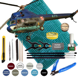 MODEL śmigłowca, helikoptera do sklejania Mi-2 Hoplite Plastyk Skala 1:72