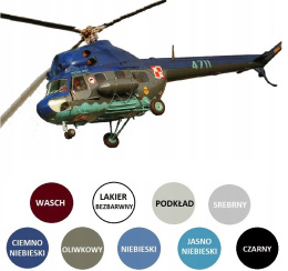 MODEL śmigłowca, helikoptera do sklejania Mi-2 Hoplite Plastyk Skala 1:72
