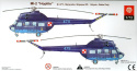 MODEL śmigłowca, helikoptera do sklejania Mi-2 Hoplite Plastyk Skala 1:72