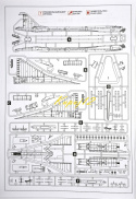 MODEL PLASTIKOWEGO SAMOLOTU do sklejania Tupolew Tu-144 + farby, podkład modelarski, wash modelarski, lakiere...