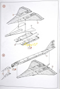 MODEL PLASTIKOWEGO SAMOLOTU do sklejania Tupolew Tu-144 + farby, podkład modelarski, wash modelarski, lakiere...