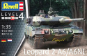 MODEL czołgu do sklejania Leopard 2 A6/A6NL Revell Skala 1:35 03281 MODEL czołgu do sklejania Leopard 2 A6/A6NL Revell Skala 1:35 03281