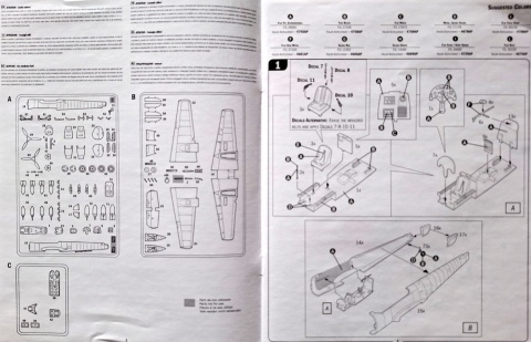 MODEL niemieckiego samolotu do sklejania Bf 110 C Zerstorer + mata modelarska A3, klej, pędzle, podkład, farby, lakier..