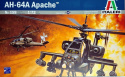 AH-64A APACHE Amerykański szturmowy śmigłowiec Model do sklejania+farby, lakier, klej, pędzle