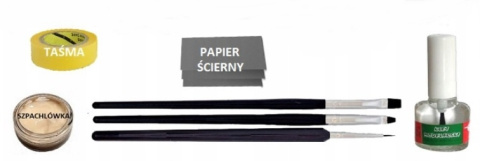 AH-64A APACHE Amerykański szturmowy śmigłowiec Model do sklejania+farby, lakier, klej, pędzle