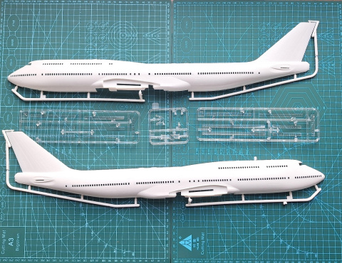 Boeing 747-8 duży plastikowy model do sklejania samolotu pasażerskiego Revell Skala 1:144_03891 Boeing 747-8 duży plastikowy model do sklejania samolotu pasażerskiego Revell Skala 1:144_03891