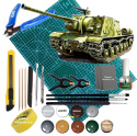 ISU-122 RADZIECKI niszczyciel czołgów plastikowy model do sklejania