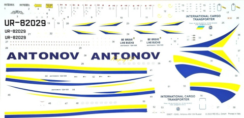 Model do sklejania samolotu Antonow An-124 Ruslan Zestaw: Mata, farby, lakier, wash, klej, pędzle, narzędzia Model do sklejania samolotu Antonow An-124 Ruslan Zestaw: Mata, farby, lakier, wash, klej, pędzle, narzędzia