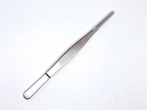 Pęseta metalowa modelarska prosta 25 cm Pęseta metalowa modelarska prosta 25 cm