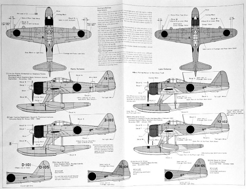 NAKAJIMA A6M2-N plastikowy model do sklejania samolotu+ mata modelarska A3, klej, pędzel x3, farby, lakier