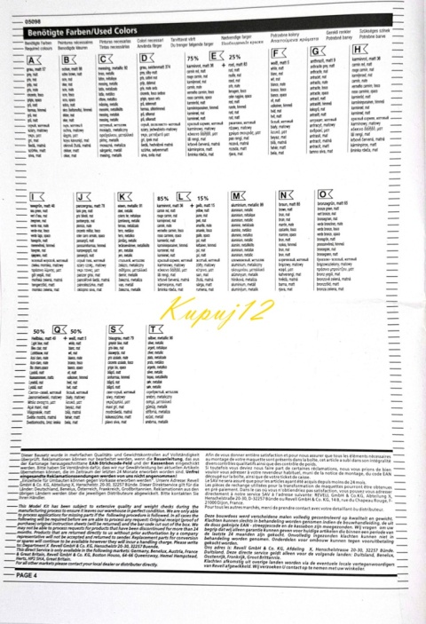 OKRĘT, niemiecki pancernik , Bismarck skala 1:700+ zestaw farb modelarskich z fabą podkładową....