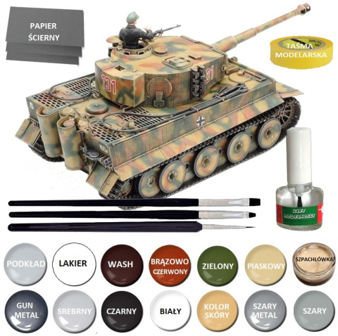 MODEL niemieckiego czołgu Tiger I mid produktion, Tamiya Skala 1:35 35194 MODEL niemieckiego czołgu Tiger I mid produktion, Tamiya Skala 1:35 35194