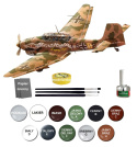 MODEL samolot do sklejania Junkers Ju-87 B2R2 Stuka+ farby, lakier, klej, pedzle