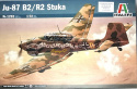 MODEL samolot do sklejania Junkers Ju-87 B2R2 Stuka+ farby, lakier, klej, pedzle