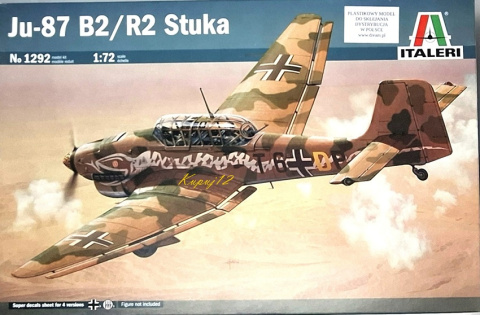 MODEL samolot do sklejania Junkers Ju-87 B2R2 Stuka+ farby, lakier, klej, pedzle MODEL samolot do sklejania Junkers Ju-87 B2R2 Stuka+ farby, lakier, klej, pedzle