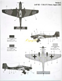 MODEL samolot do sklejania Junkers Ju-87 B2R2 Stuka+ farby, lakier, klej, pedzle