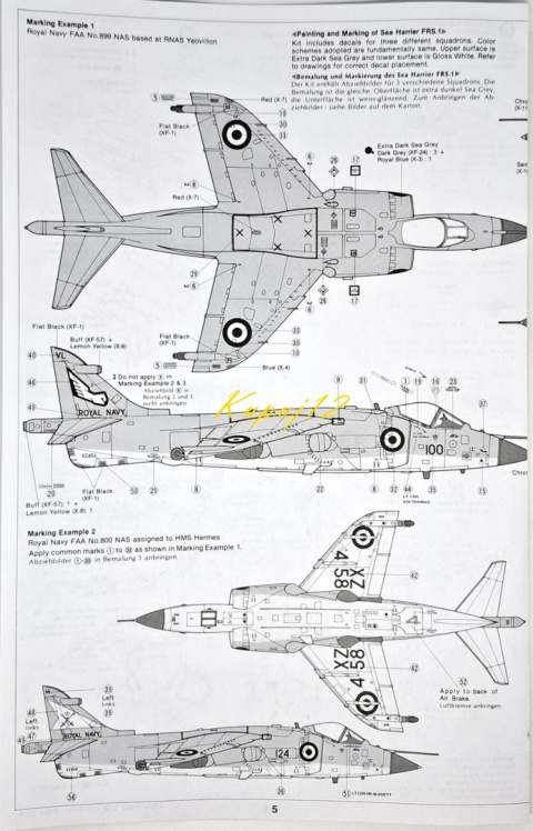MODEL samolot do sklejania Royal Navy Sea Harrier FRS.1+ mata, podkład, farby,klej, farby MODEL samolot do sklejania Royal Navy Sea Harrier FRS.1+ mata, podkład, farby,klej, farby