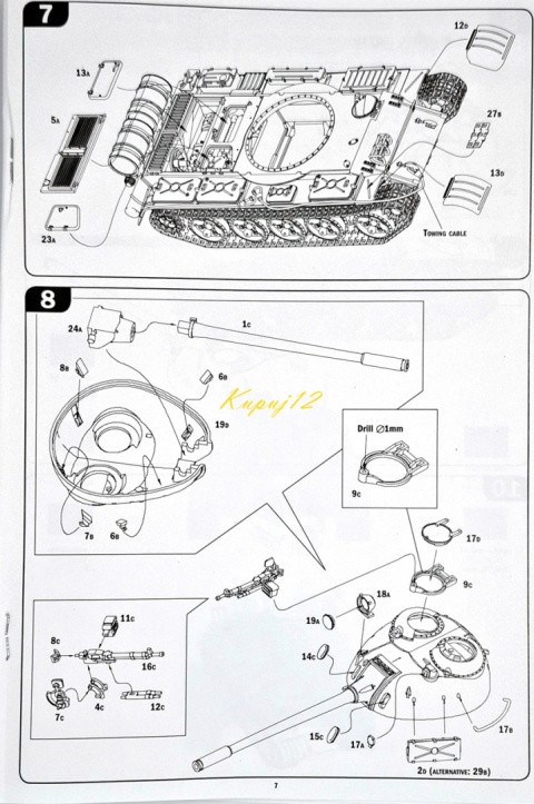 MODEL T-55A -55A – czołg podstawowy polskich dywizji pancernych + klej, pedzle, farby, lakier, wash