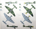 MODEL samolot do sklejania Junkers Ju-87 B-2/R-2 Picchiatello + mata A3, podkład, farby, lakier, wash, klej, pędzelek x 3 ....