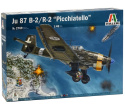 MODEL samolot do sklejania Junkers Ju-87 B-2/R-2 Picchiatello + podkład, farby, lakier, wash