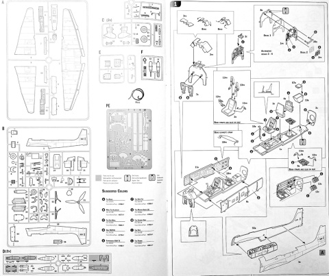 MODEL samolot do sklejania Junkers Ju-87 B-2/R-2 Picchiatello + podkład, farby, lakier, wash
