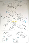 MODEL samolot do sklejania Messerschmitt Bf 110E+farby, lakier, klej, pędzle