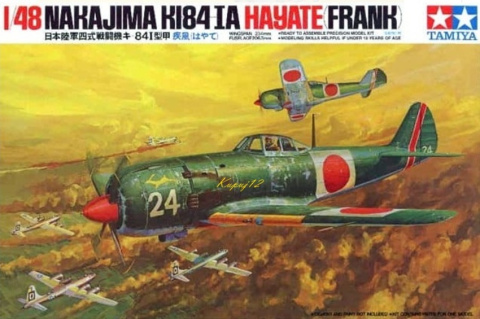 NAKAJIMA KI84 IA HAYATE plastikowy model do sklejania samolotu+ farby, lakier