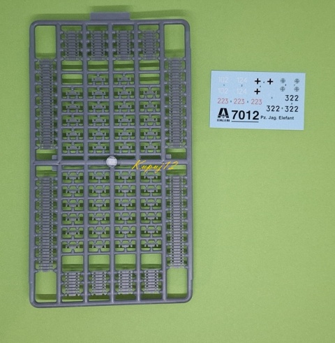 Sd.Kfz.184 NIEMIECKIE działo samobieżne Elefant plastikowy model do sklejania Italeri skala 1 72