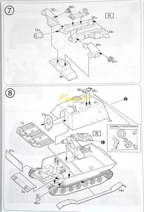 Sd.Kfz.184 NIEMIECKIE działo samobieżne Elefant plastikowy model do sklejania Italeri skala 1 72